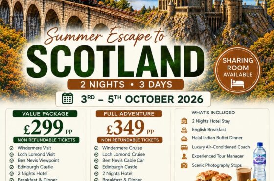 3 Day Scotland Trip